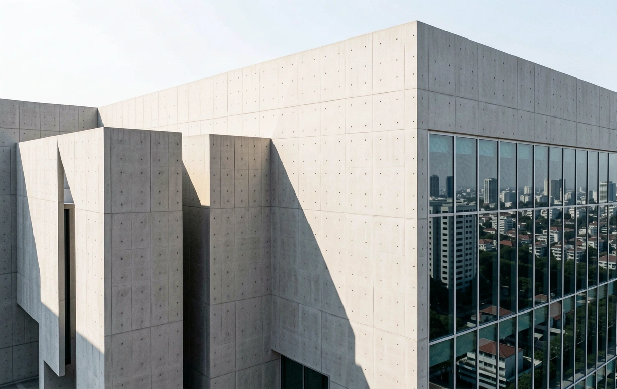 Minimalist architectural geometry